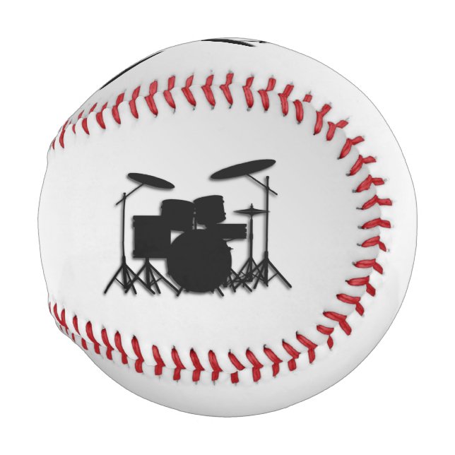 Balle De Baseball Conception de musique à tambour (Devant Droite)