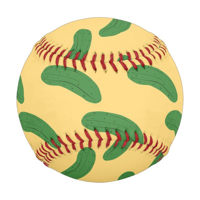 Balle De Baseball Concombre Pochettes Légumes Lover Humour alimentai (Devant)