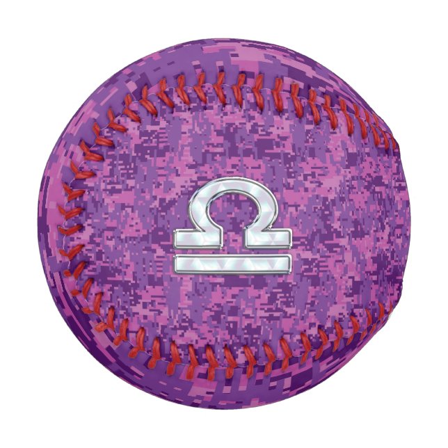 Balle De Baseball Connexion Libra sur Camo numérique Fuchsia (Devant Gauche)