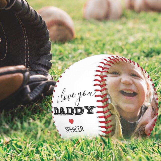 Balle De Baseball Cool I Love You 2 Photo Collage unique (Créateur téléchargé)