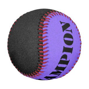 Balle De Baseball Couleur seule - noir & lilas