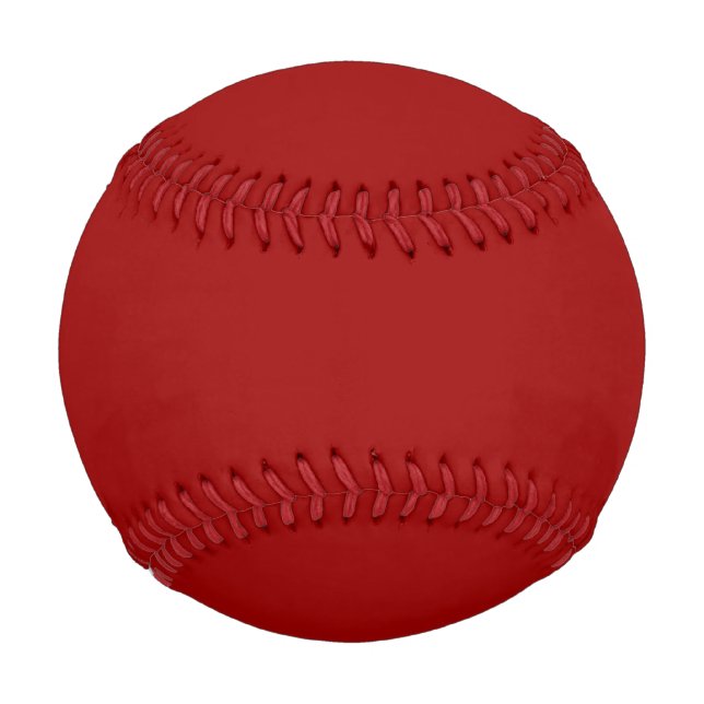 Balle De Baseball Couleur solide rouge Crimson (Devant)