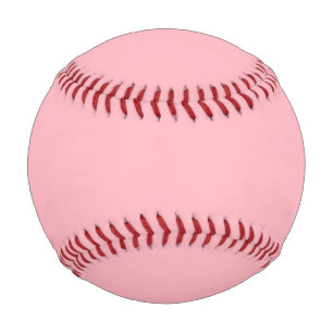 Balle De Baseball Couleur unie rose rose tendance   Classic Elegant