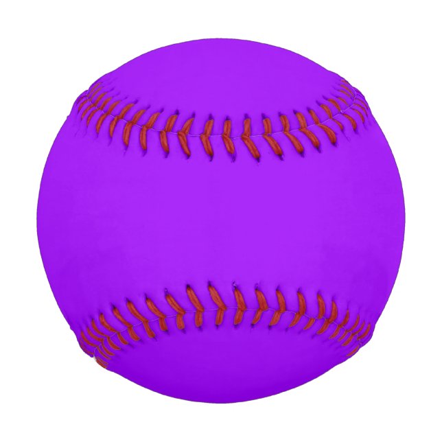 Balle De Baseball Couleur vive violet violet violet (Devant)