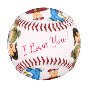 Balle De Baseball Couple romantique mignon - Amour - Baiser - Je t'a