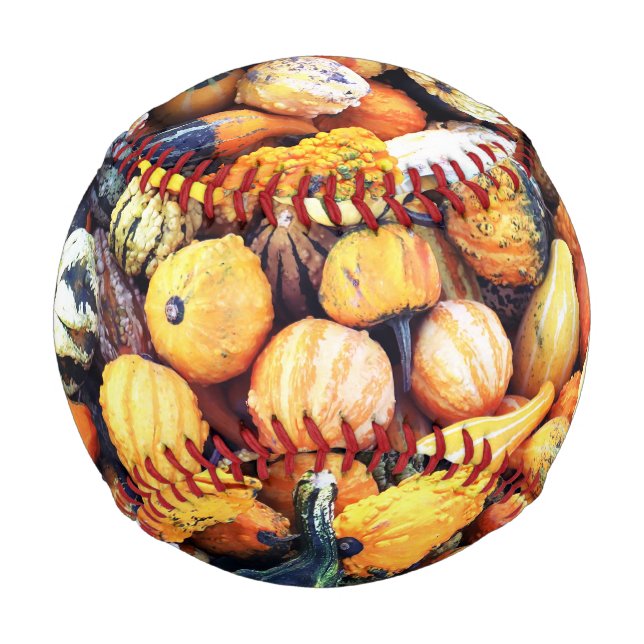 Balle De Baseball Courges Colorées C  (Devant)