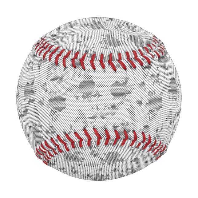 Balle De Baseball Création de maillage Cinquante (Devant)
