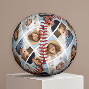 Balle De Baseball Créer un collage de photos personnalisé avec 4 pho