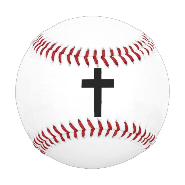 Balle De Baseball Croix chrétienne (Devant)