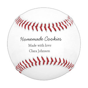 Balle De Baseball Cuisinés maison ajoutez votre texte nom personnali