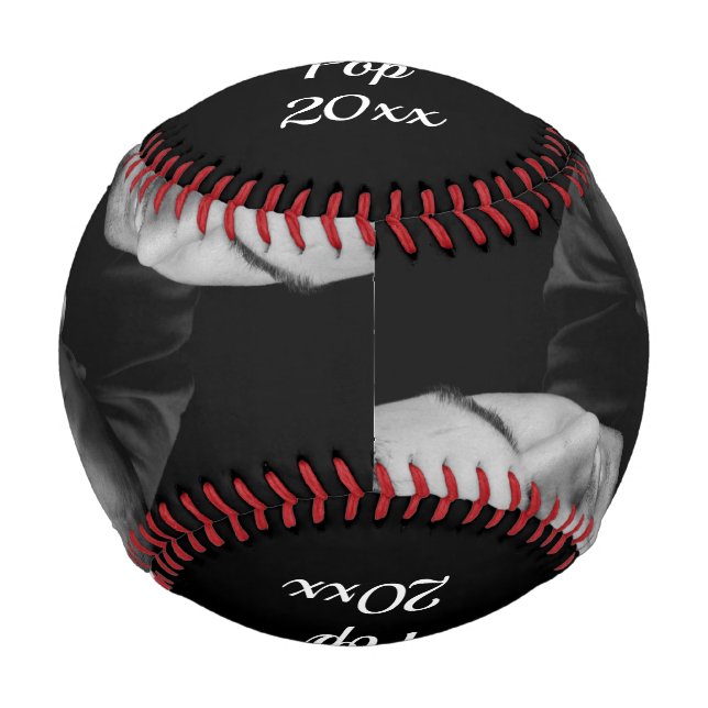 Balle De Baseball Custom, Photo, World's Best Pop. (Devant)