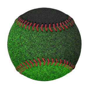 Balle De Baseball Dégradé de Parties scintillant noire et verte tomb