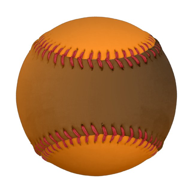 Balle De Baseball Dégradé noir orange (Devant)