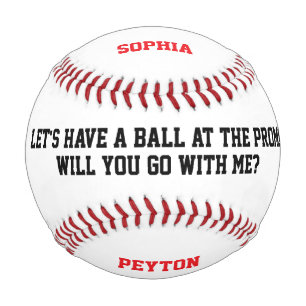 Balle De Baseball Demande en promesse de bal de promo