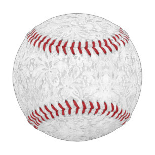 Balle De Baseball Dentelle blanche tombante