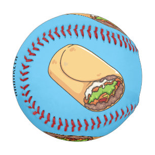Balle De Baseball dessin animé de Burrito