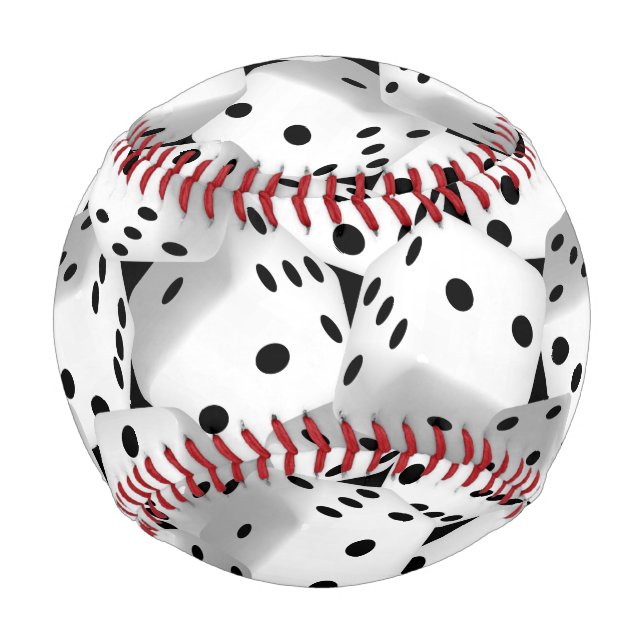 Balle De Baseball Dice chanceux (Dos)