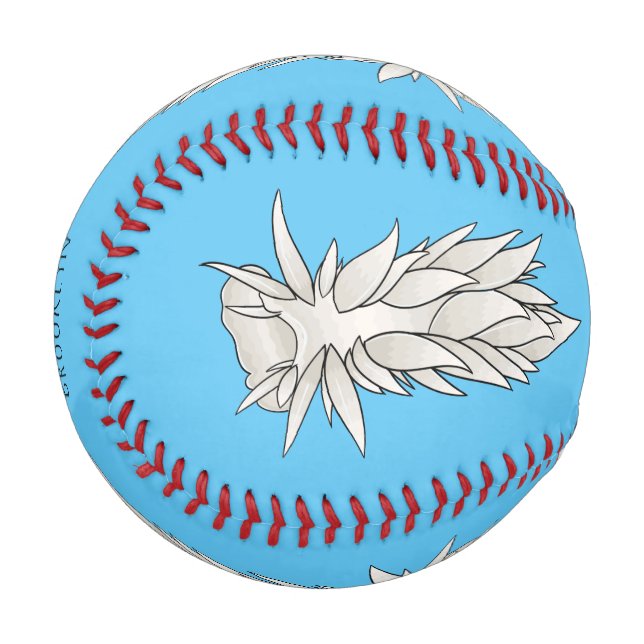Balle De Baseball Dirona albolineata nudibranche dessin animé (Devant Gauche)