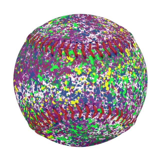 Balle De Baseball Dizzy Splatter (Devant)