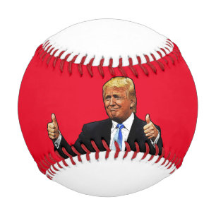 BALLE DE BASEBALL DONALD TRUMP BASEBALL THUMBS