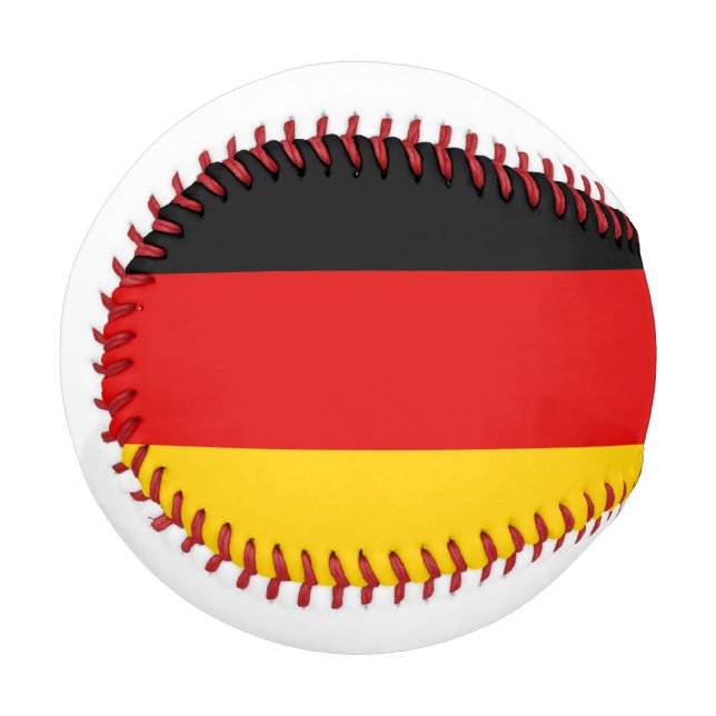Balle De Baseball Drapeau Allemagne (Devant Gauche)