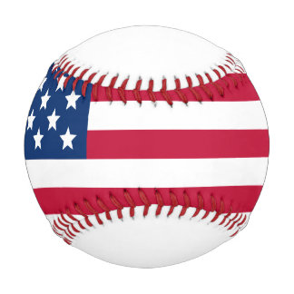 Balle De Baseball Drapeau américain