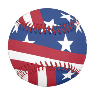Balle De Baseball Drapeau américain de base-ball