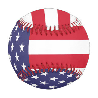 Balle De Baseball Drapeau américain des États-Unis