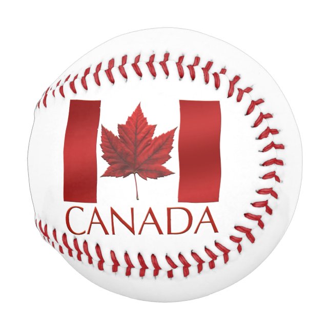 Balle De Baseball Drapeau Canada - Ballons (Devant Droite)