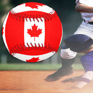 Balle De Baseball Drapeau canadien & Sports canadiens / Bals de base
