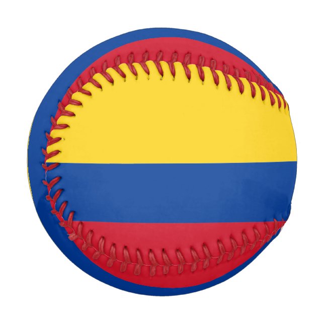Balle De Baseball Drapeau Colombie - Bandera De Colombia (Devant Gauche)