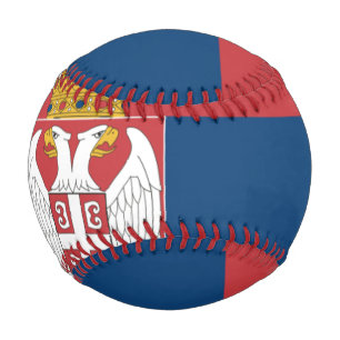 Balle De Baseball Drapeau de la Serbie Baseball