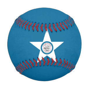 Balle De Baseball Drapeau de la ville de Houston, Texas Baseball