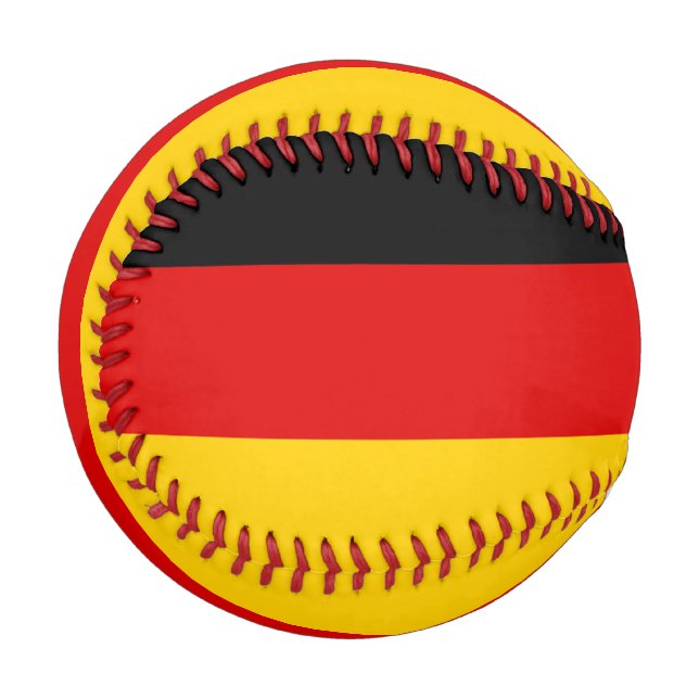 Balle De Baseball Drapeau de l'Allemagne (Deutschland) (Devant Gauche)
