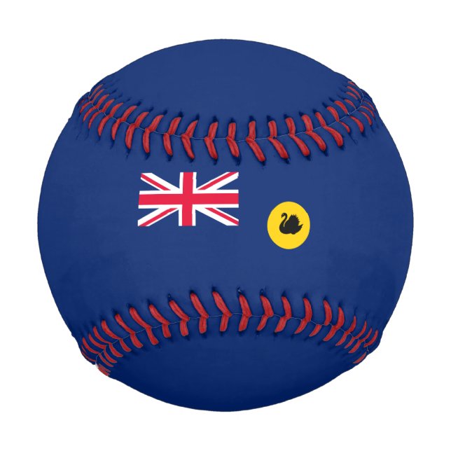 Balle De Baseball Drapeau de l'Australie-Occidentale (Devant)