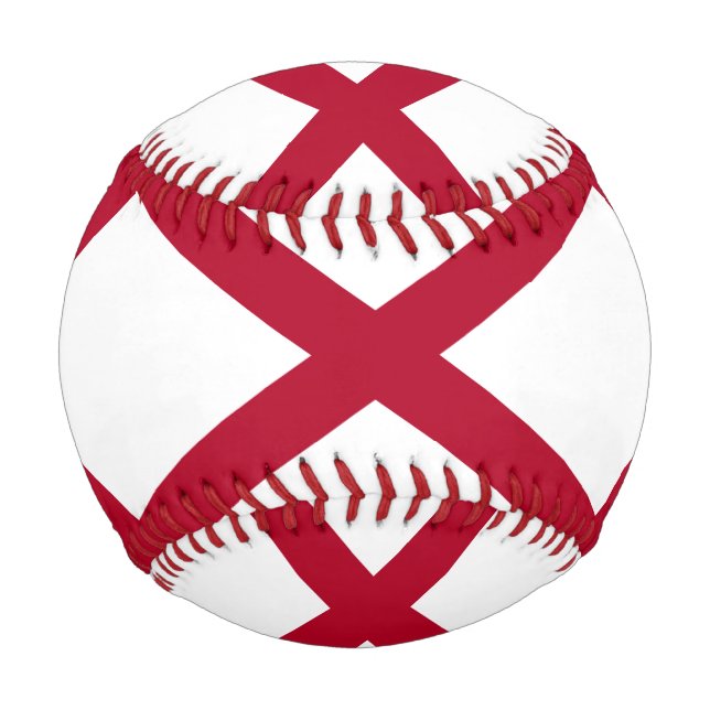 Balle De Baseball Drapeau de l'état de l'Alabama (Dos)