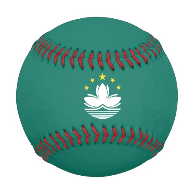 Balle De Baseball Drapeau de Macao (Région chinoise) (Devant)