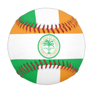Balle De Baseball Drapeau de Miami, Floride Baseball