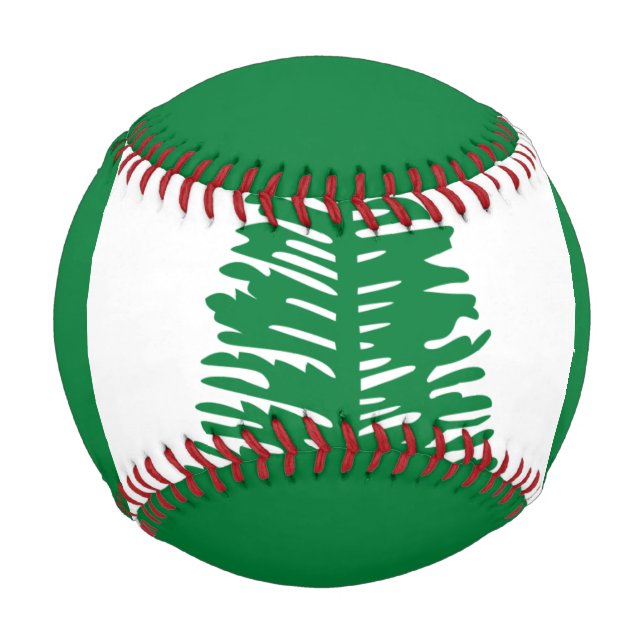 Balle De Baseball Drapeau de Norfolk Island Baseball (Devant)