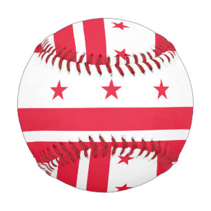Balle De Baseball Drapeau de Washington D.C. (District de Columbia)