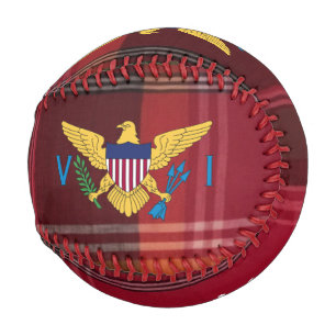 Balle De Baseball Drapeau des îles Vierges américaines St. Croix Mad