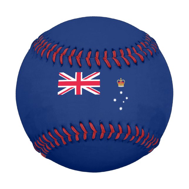 Balle De Baseball Drapeau d'État de Victoria (Australie) (Devant)
