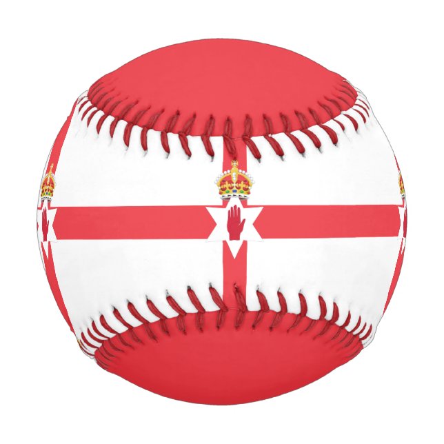 Balle De Baseball Drapeau d'Irlande du Nord Baseball (Devant)