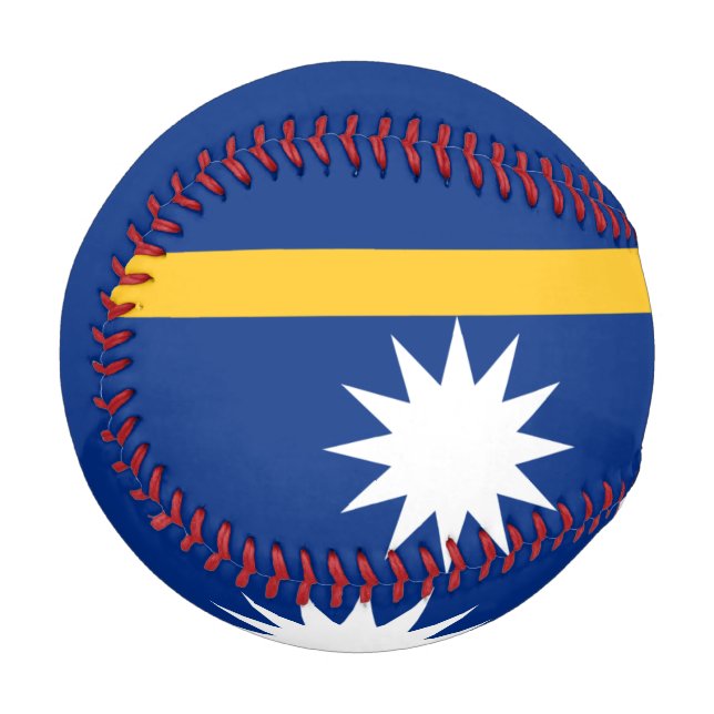 Balle De Baseball Drapeau du baseball de Nauru (Devant Gauche)