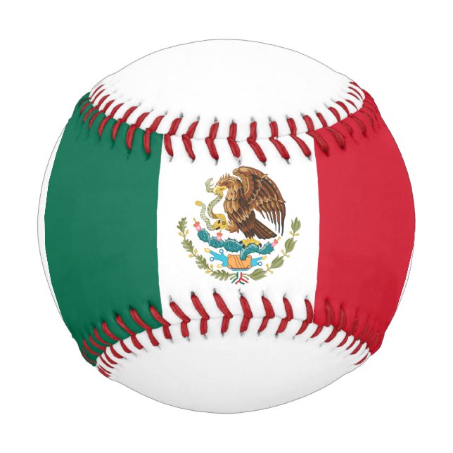 Balle De Baseball Drapeau du Mexique (Devant)