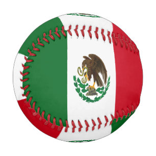 Balle De Baseball Drapeau du Mexique patriotique