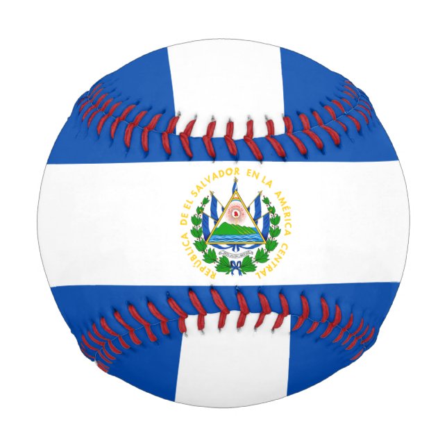 Balle De Baseball Drapeau du Salvador (Dos)
