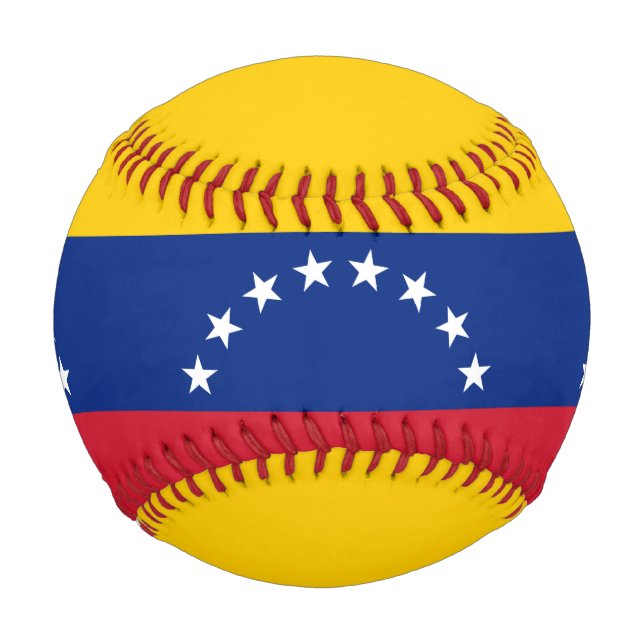 Balle De Baseball Drapeau du Venezuela (Devant)