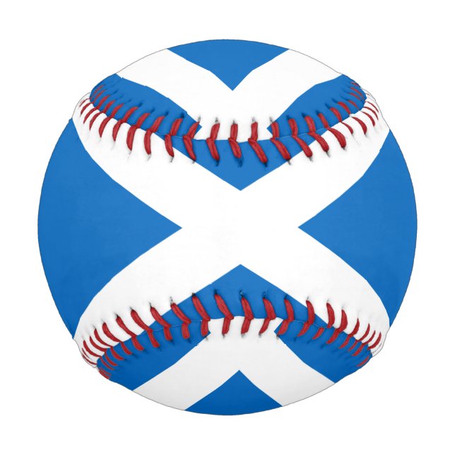 Balle De Baseball Drapeau écossais (Saltire) (Drapeau écossais) (Dos)