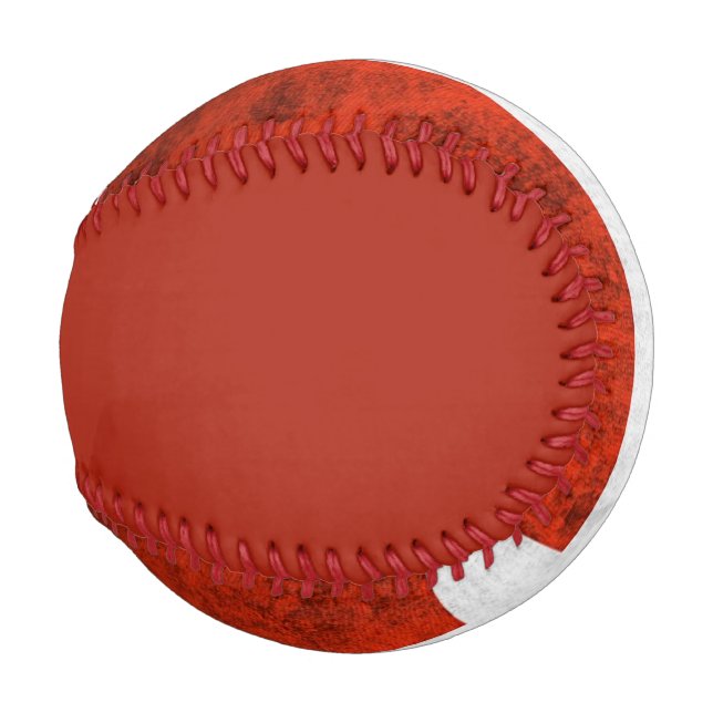 Balle De Baseball Drapeau Grunge Du Danemark (Dos Gauche)